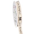 Floristik24 Geschenkband mit Aufdruck Eine Kleinigkeit 15mm 18m