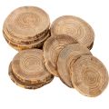 Holzscheiben natur rund