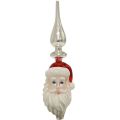 Floristik24 Baumspitze Glas Weihnachtsmann Christbaumspitze Farbe H34cm