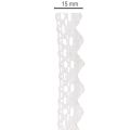 Dekoband Spitze Feines Zierband aus Baumwolle für Handarbeiten 15mm 10m | Floristik24.de