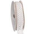 Floristik24 Dekoband Spitze Baumwolle Für kreative Gestaltung 18mm 10m