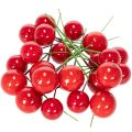 Künstliche rote Beeren Mini Weihnachtskugeln für floristische Dekoration 2cm 48St | Floristik24.de