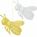 Floristik24 Holzfigur Biene, Frühlingsdeko, Honigbiene zum Aufhängen, Deko-Insekt 6St