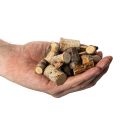 Deko Holzstücke Birke mit Rinde für Bastelarbeiten 3cm 300g | Floristik24.de