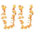 Blättergirlande Herbstgirlande Orange Gelb 168cm 2St | Floristik24.de