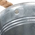 Blecheimer mit Seilgriffen