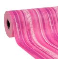 Floristik24 Blumenpapier 37,5cm Pink Streifen 100m