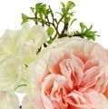 Blumenstrauß Mini Rosa-Creme 20cm