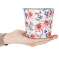 Blumentopf Frühlingsdeko Übertopf Metall Ø12cm H10,5cm | Floristik24.de