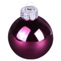 Christbaumkugeln Glas Baumkugeln Berry Mix Ø5cm 24 St Berry Rosa Beige creme glänzend | Floristik24.de