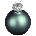 Christbaumkugeln aus Glas Grün Perlmuttgrau Ø5cm 24 St | Floristik24.de