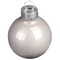 Christbaumkugeln aus Glas Grün Perlmuttgrau Ø5cm 24 St | Floristik24.de