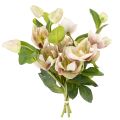 Floristik24 Christrose Künstliche Blumen Dekoration 30cm Bund mit 4St