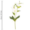 Christrose Künstliche Blume weiß Dekorativer Kunstblumen Bund mit 40cm 4St | Floristik24.de