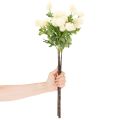 Kunstblume Chrysantheme cremeweißer Bund Dekozweig groß 56cm 4St | Floristik24.de