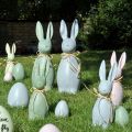 Floristik24 Osterhase Groß Dunkelgrün H47cm