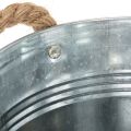 Deko Eimer Blumentopf Metall