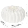 Wabenpapier Ring Kürbis rund groß für Trockenblumen und Herbstdeko 24cm 4St | Floristik24.de