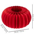 Wabenpapier Kürbis Deko Papier 34cm 2St | Floristik24.de