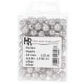 Deko-Perlen Ø10mm Silber 115 St | Floristik24.de