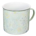 Floristik24 Deko Tasse Pflanztopf Mandala emailliert Ø13cm H12cm