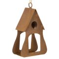 Floristik24 Deko Vogelhäuschen zum Hängen, Vogelhaus Rost Deko 17,5cm