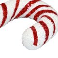 Deko Zuckerstange Weihnachten Schaufensterdekoration Rot Weiß Gestreift H51,5cm | Floristik24.de