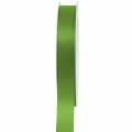 Floristik24 Geschenk- und Dekorationsband Grün 15mm 50m