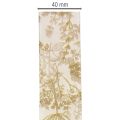Geschenkband mit Pflanzen Motiven Dill Dekoband 40mm 20m | Floristik24.de