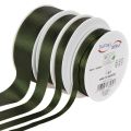 Schmuckband Taftband Grün Verschiedene Breiten 50m | Floristik24.de