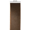 Taftband Braun auf Rolle vielseitig für Dekoration 25mm 50m | Floristik24.de