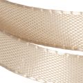 Geschenkband schmal Beige