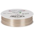 Geschenkband schmal Beige