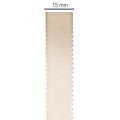Dekoband Satinband Taftband Beige 15mm 50m | Floristik24.de