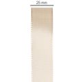 Dekoband Satin Beige Taftband 25mm 50m | Floristik24.de