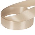 Dekoband Satin Beige Taftband 25mm 50m | Floristik24.de