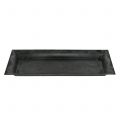 Dekotablett marmoriert Anthrazit 36x17cm 6St | Floristik24.de