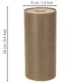 Vlies Tischdeko Rolle 24 cm x 25 m in Braun für festliche Tische | Floristik24.de