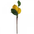 Dekozweig Mediterrane Deko Zitronen Künstlich 30cm