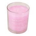 Floristik24 Duftkerze im Glas Duft Kirschblüte Kerze Rosa H8cm