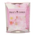 Floristik24 Duftkerze im Glas Duft Kirschblüte Kerze Rosa H8cm
