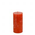 Floristik24 Durchgefärbte Kerzen Orange 50x100mm 4St