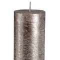 Durchgefärbte Kerzen Stabkerzen Kupfer 50x300mm 4 St | Floristik24.de