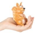 Eichhörnchen Figur sitzend für Herbstdeko 10cm | Floristik24.de