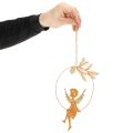 Engel Deko Ring Metall Rost Weihnachtsdeko 23,5x16,5cm 3 St | Floristik24.de