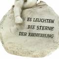 Floristik24 Deko Engel am Stein mit Spruch 17cm x 11cm x 25,5cm