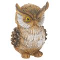 Floristik24 Eulenfigur Kleine Eule sitzend Dekoration 11cm
