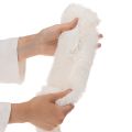 Fellband weiß flauschig Dekoband Kunstfell Rolle 10x140cm 3St | Floristik24.de