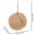 Deko Anhänger Pompon Kugel Christbaumschmuck 10cm | Floristik24.de