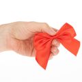 Dekoschleife Rot Fertig gebunden zum Basteln und Verpacken 11cm 25St | Floristik24.de